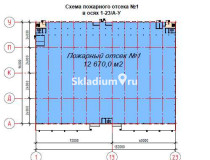 plans. Сухой склад (+18) Склад Ростовская обл, Азовский р-н, поселок Овощной, ул МГорького, д 8 , 14 376 м2 фото 1
